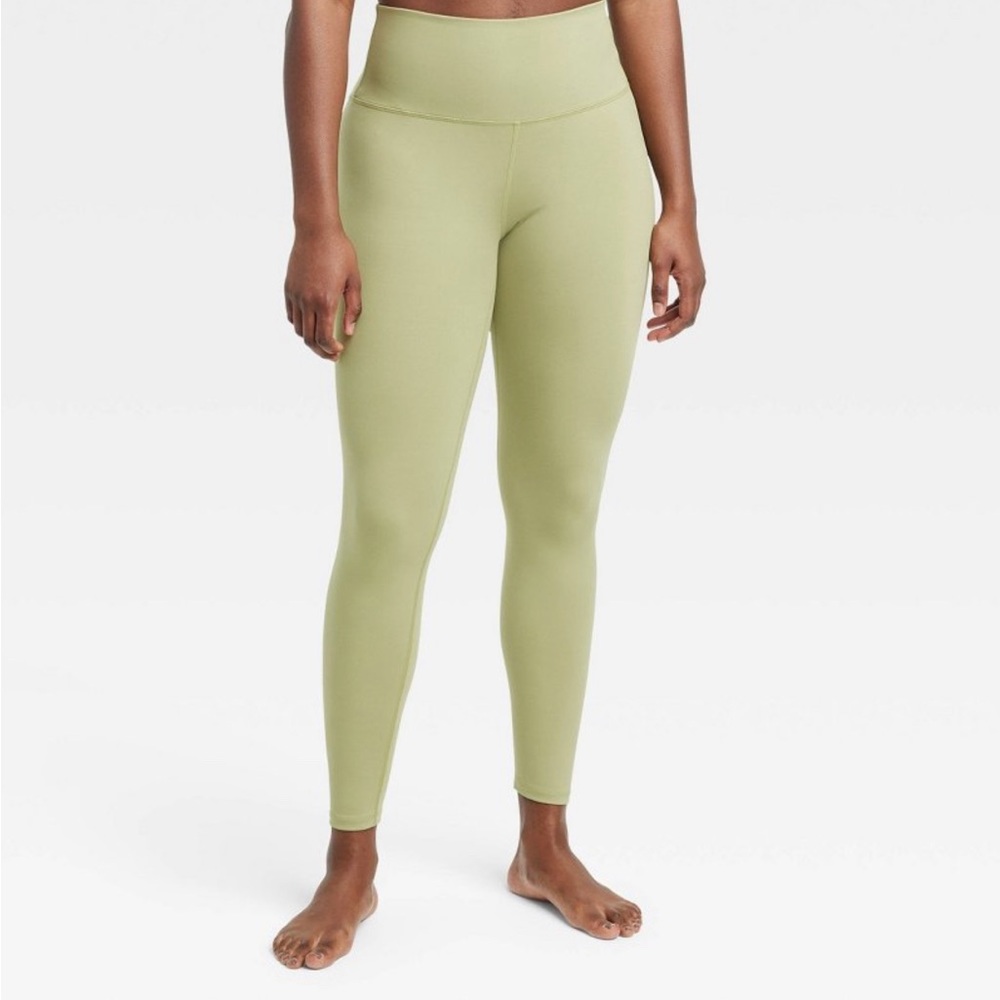 NWT Brushed Sculpt Ultra High-Rise Leggings 27.5" - All in Motion- Olive Green L